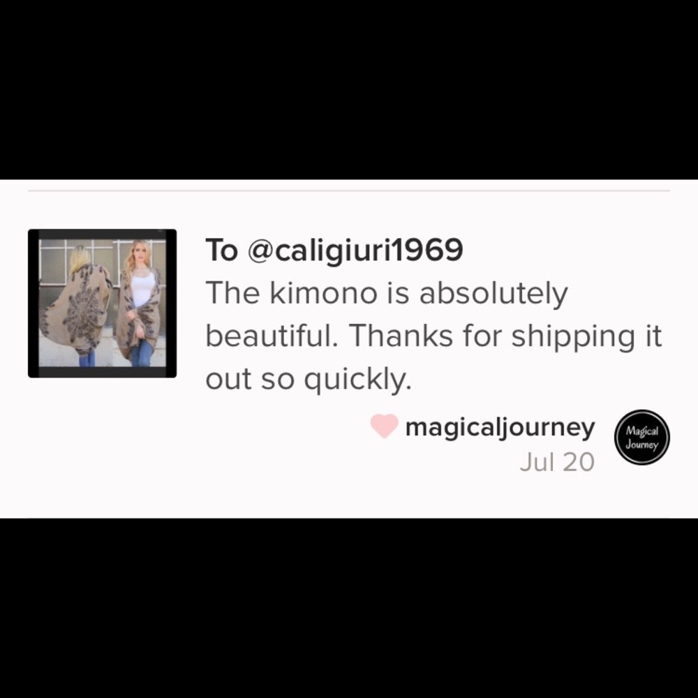 New! K I M O N O Wrap - Picture 6 of 6